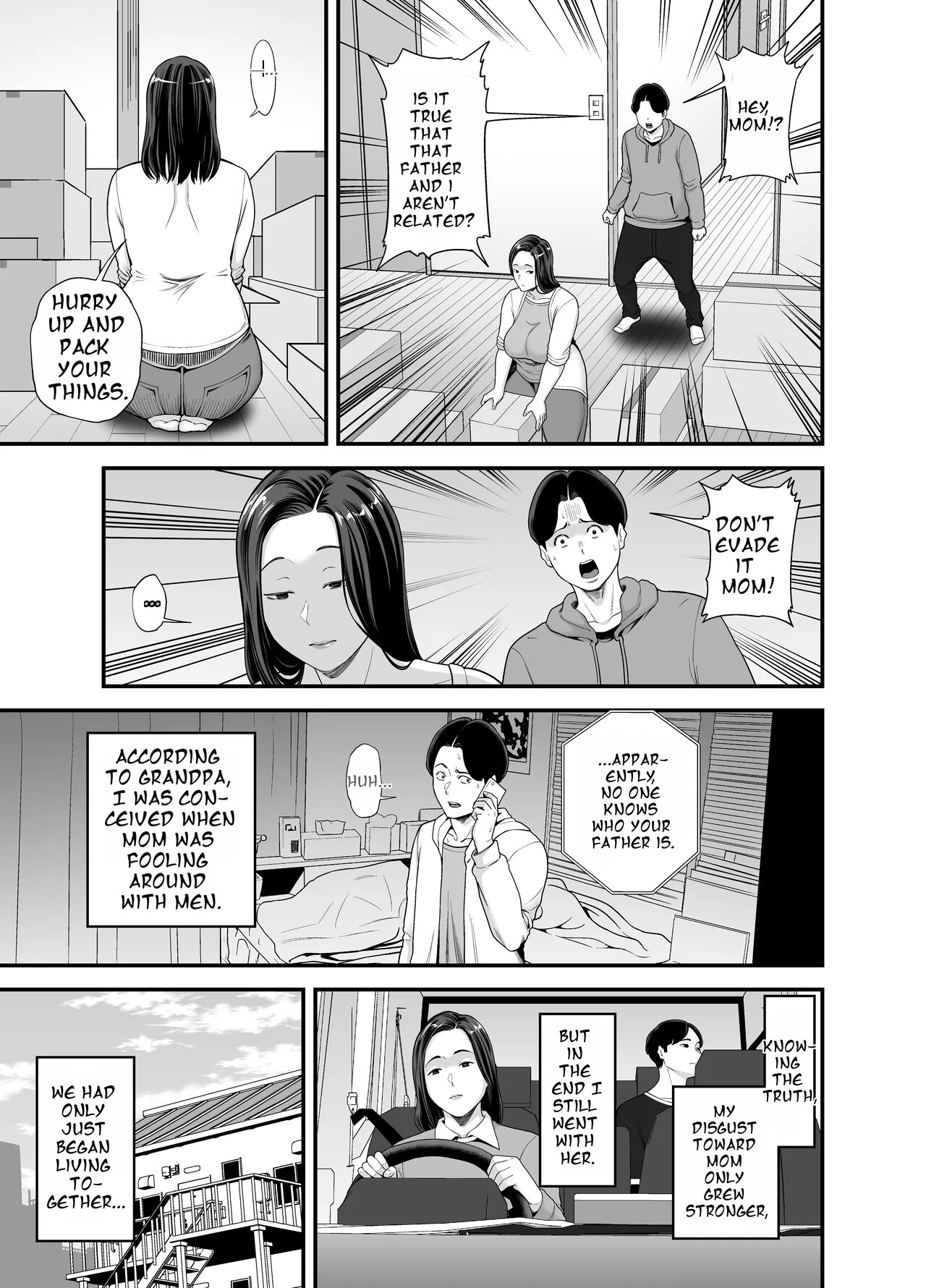 Hentai Manga Comic-My Mother's love affair-Read-4